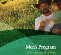 Brochure, men's drug alcohol rehab, residential addiction treatment for men